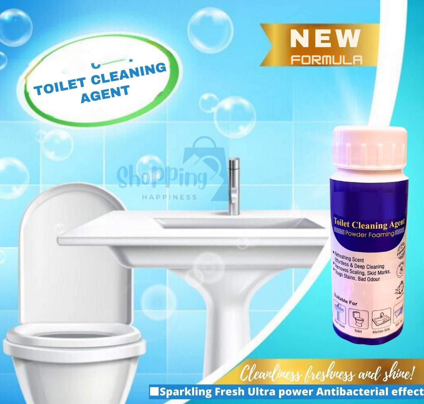 Toilet Cleaning Agent (Buy 1 Get 1 Free)