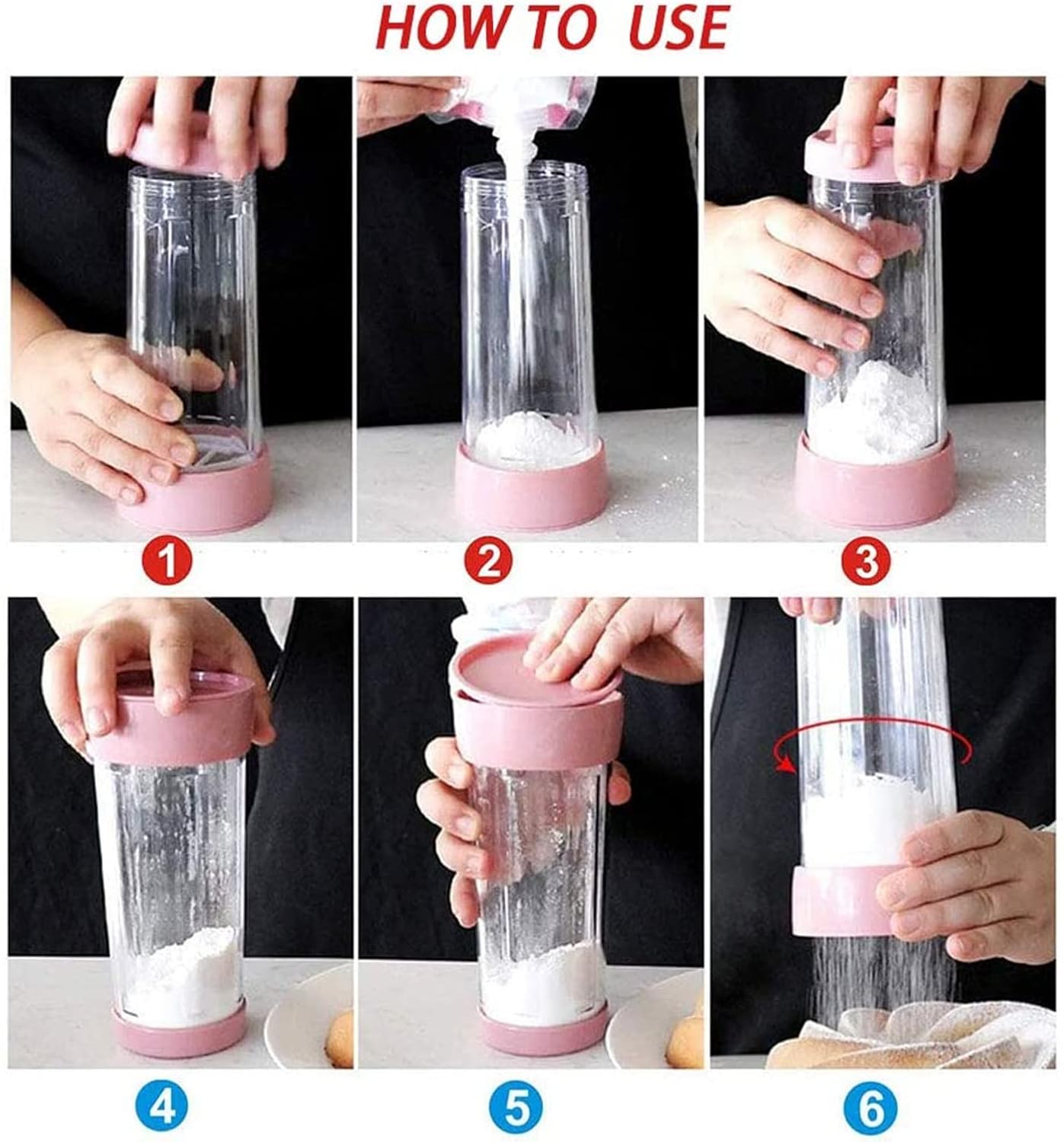 Durable Plastic Flour Sifter